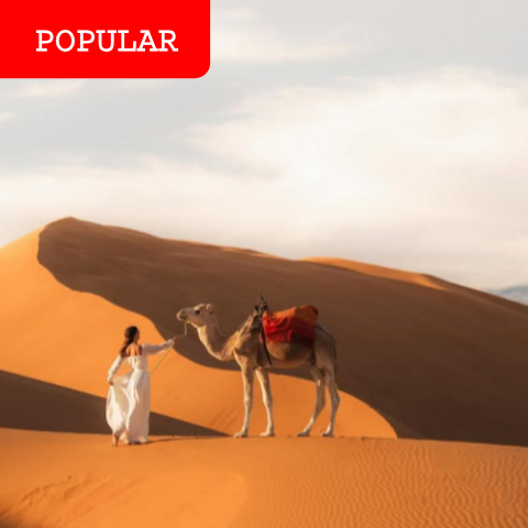 Luxury 3 days desert camp Merzouga with camel trekking and sunset view