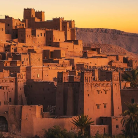 Ait Ben Haddou Kasbah UNESCO world heritage site - 4 days desert tour from Fes to Marrakech